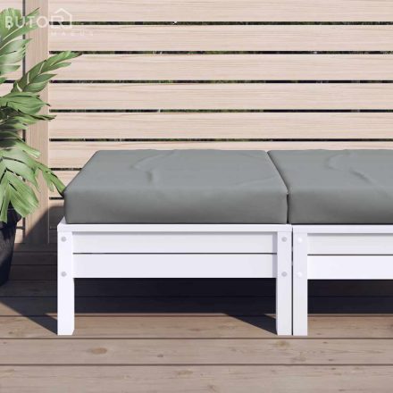 vidaXL szürke oxford szövet raklappárna 60x60x9,5 cm