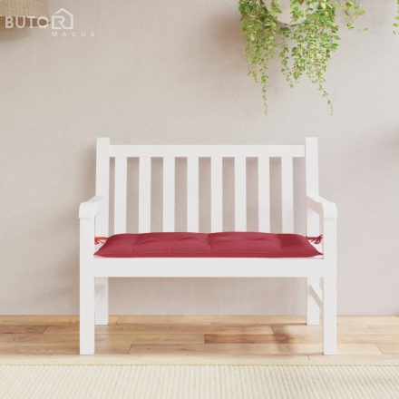vidaXL bordó oxford szövet kerti padpárna 110 x 50 x 7 cm