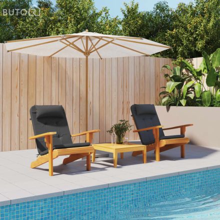 vidaXL 2 db fekete oxford-szövet Adirondack-székpárna