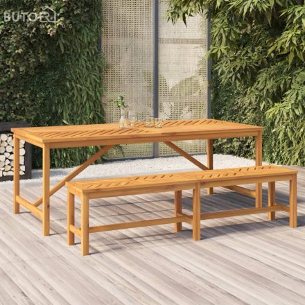 vidaXL tömör akácfa kerti pad 180 cm