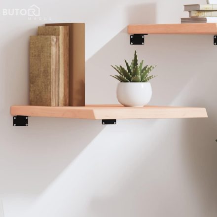 vidaXL kezeletlen tömör tölgyfa fali polc 40x50x(2-4) cm