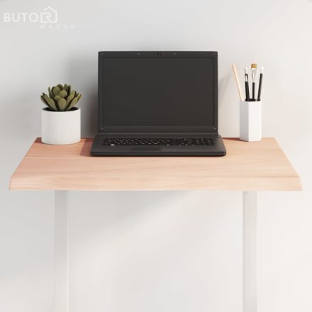 vidaXL asztallap 60x60x2 cm kezeletlen tömörfa tölgyfa élőszegélyes