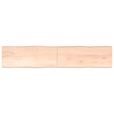 vidaXL kezeletlen tömör fa asztallap 200x40x(2-4) cm