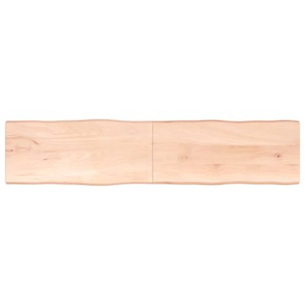 vidaXL kezeletlen tömör fa asztallap 220x40x(2-4) cm