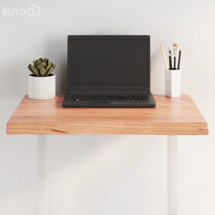vidaXL világosbarna asztallap 60x50x(2-4) cm kezelt tömör élőszegélyes