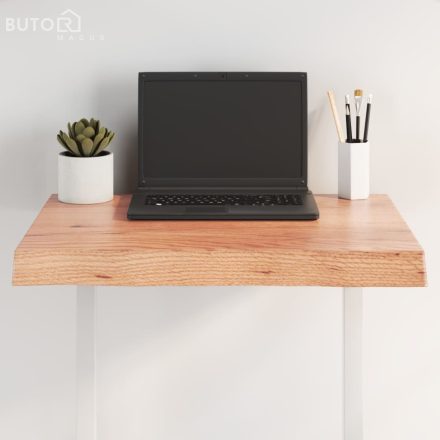 vidaXL világosbarna asztallap 60x50x(2-6) cm kezelt tömör élőszegélyes