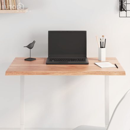vidaXL világosbarna asztallap 80x60x2 cm kezelt tömör tölgyfa