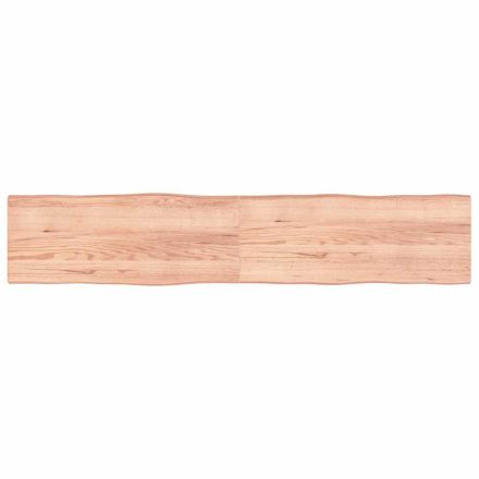 vidaXL világosbarna kezelt tömör asztallap 200x40x(2-4) cm