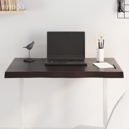 vidaXL sötétbarna kezelt tömör asztallap 80x50x(2-4) cm