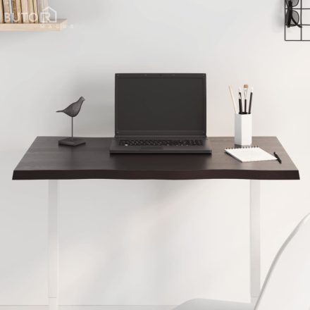 vidaXL sötétbarna kezelt tömör tölgyfa asztallap 80 x 60 x 2 cm