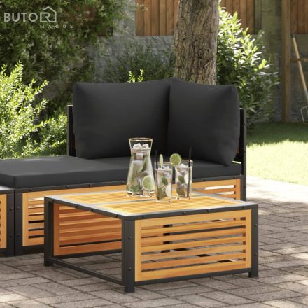 vidaXL tömör akácfa kerti asztal 68 x 68 x 30 cm