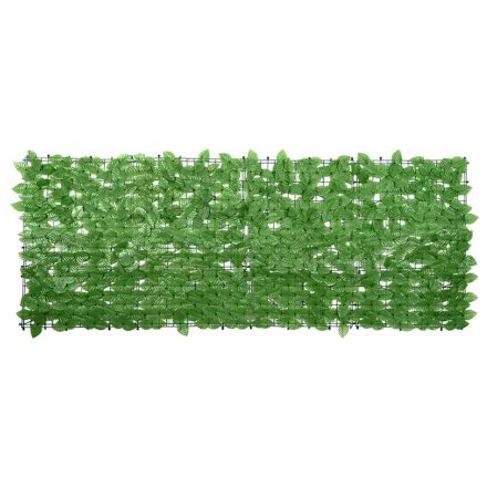 vidaXL zöld leveles erkélyparaván 200 x 75 cm