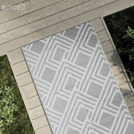 vidaXL kültéri szőnyeg ARAKIL szürke 80x250 cm PP