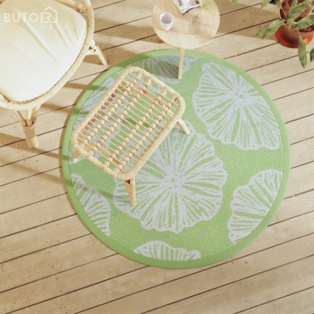 vidaXL kültéri szőnyeg ARAKIL zöld Ø120 cm PP