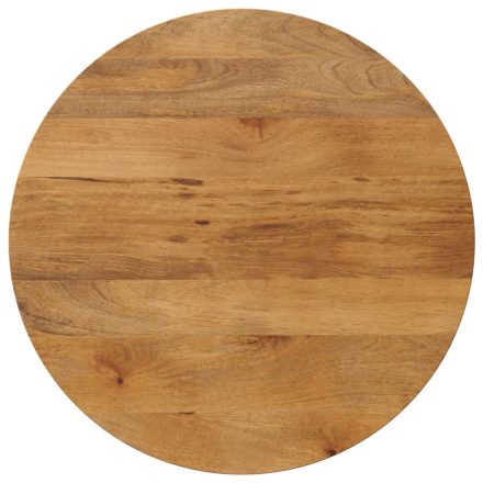 vidaXL tömör mangófa kerek asztallap Ø80 x 3,8 cm