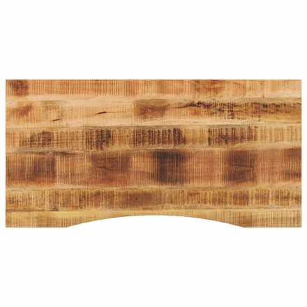 vidaXL tömör nyers mangófa íves asztallap 110 x 50 x 2,5 cm