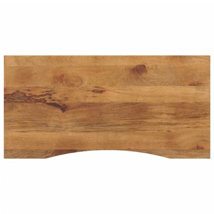 vidaXL tömör nyers mangófa íves asztallap 110 x 50 x 2,5 cm