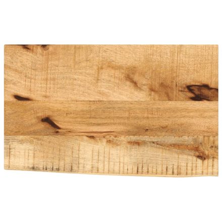 vidaXL tömör nyers mangófa természetes élű asztallap 50 x 20 x 3,8 cm