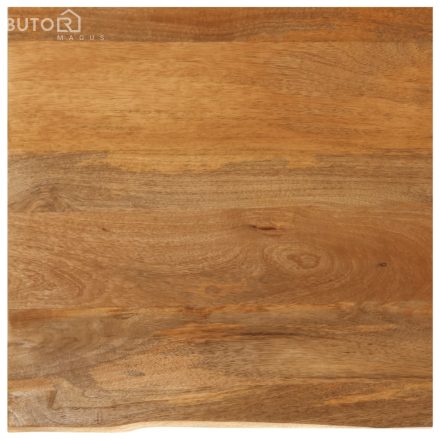 vidaXL tömör mangófa természetes élű asztallap 40 x 40 x 2,5 cm
