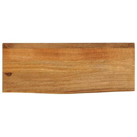 vidaXL tömör mangófa asztallap természetes éllel 80 x 20 x 3,8 cm