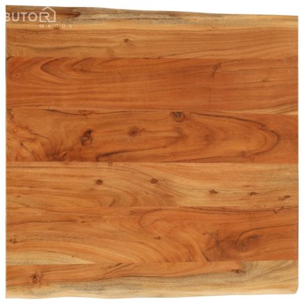 vidaXL tömör akácfa négyzet alakú asztallap 80x80x2,5 cm