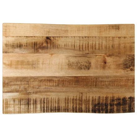 vidaXL tömör nyers mangófa természetes élű asztallap 50 x 40 x 3,8 cm