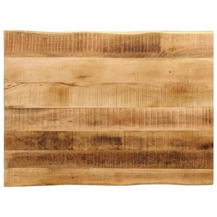 vidaXL tömör nyers mangófa természetes élű asztallap 70 x 60 x 3,8 cm
