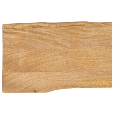 vidaXL tömör mangófa természetes élű asztallap 50 x 40 x 2,5 cm
