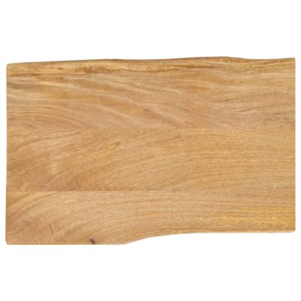 vidaXL tömör mangófa természetes élű asztallap 70 x 40 x 2,5 cm