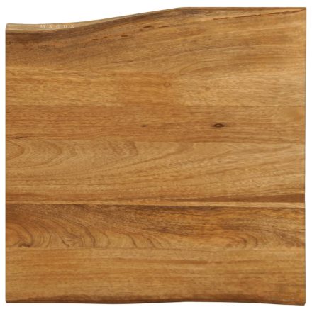 vidaXL tömör mangófa természetes élű asztallap 80 x 80 x 2,5 cm
