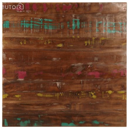 vidaXL tömör újrahasznosított fa négyzet alakú asztallap 70x70x3,8 cm