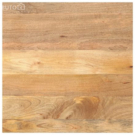 vidaXL tömör mangófa négyzet alakú asztallap 90x90x3,8 cm