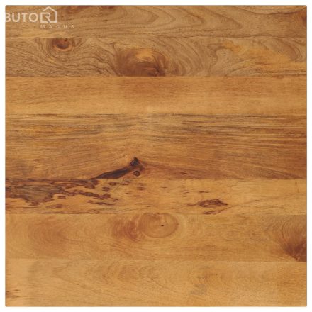 vidaXL tömör mangófa négyzet alakú asztallap 70 x 70 x 3,8 cm