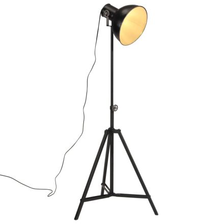 vidaXL fekete állólámpa 25 W 61x61x90/150 cm E27