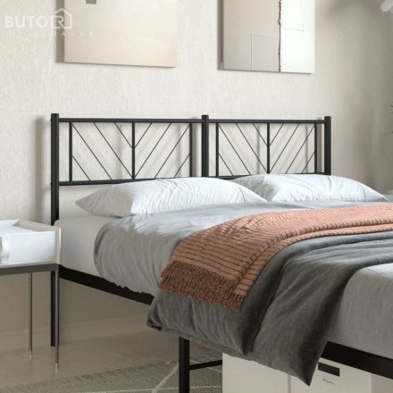 vidaXL fekete fém fejtámla 140 cm