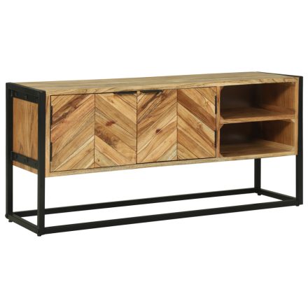 vidaXL TV szekrény 110x30x50 cm Tömör akácfa