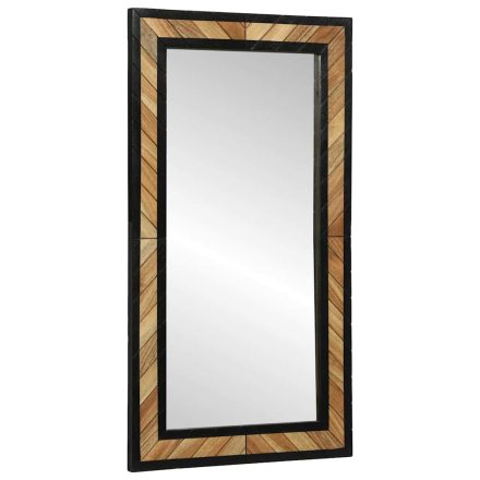 vidaXL Tükör 90x2x50 cm Tömör Fa Akácia