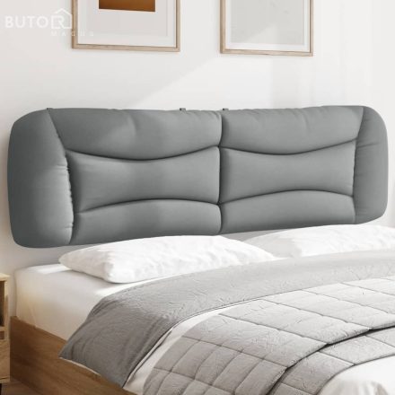vidaXL világosszürke szövet fejtámla párna 193 cm