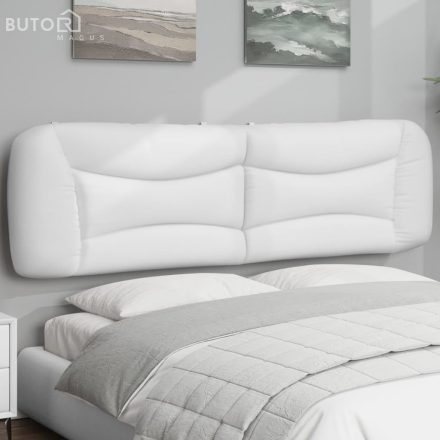vidaXL fehér műbőr fejtámla párna 193 cm