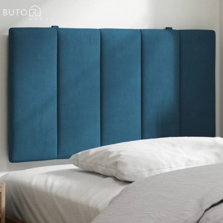 vidaXL kék bársony fejtámla párna 90 cm