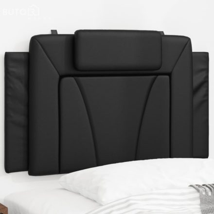 vidaXL fekete műbőr fejtámla párna 80 cm