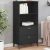 vidaXL VIKEN fekete szerelt fa könyvszekrény 60 x 35 x 123 cm