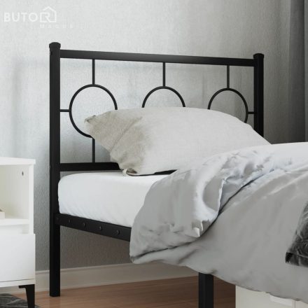 vidaXL fekete fém fejtámla 90 cm