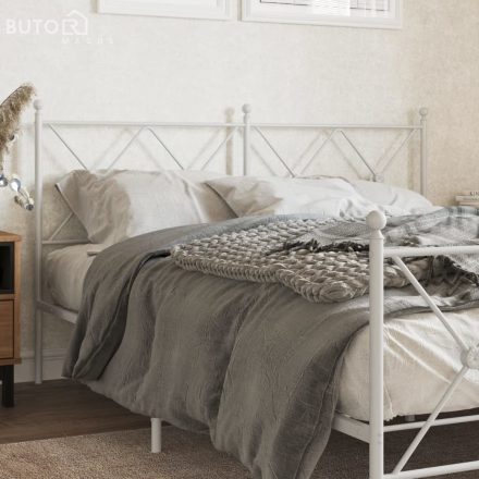 vidaXL fehér fém fejtámla 160 cm