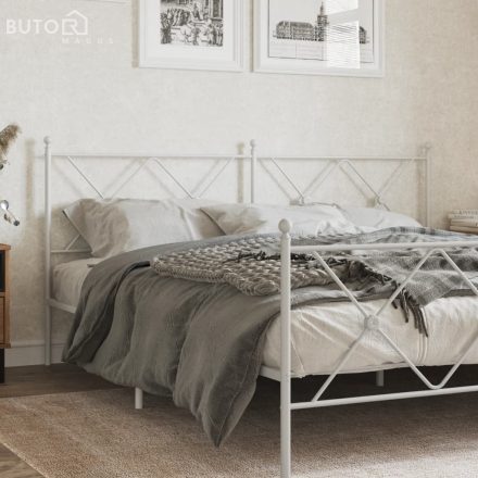 vidaXL fehér fém fejtámla 180 cm 