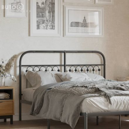 vidaXL fekete fém fejtámla 135 cm
