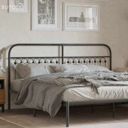 vidaXL fekete fém fejtámla 180 cm