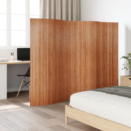 vidaXL barna bambusz térelválasztó 165 x 250 cm