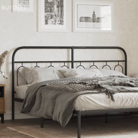 vidaXL fekete fém fejtámla 193 cm