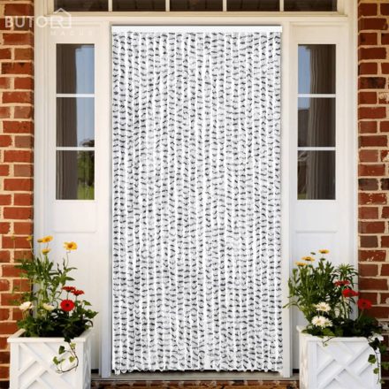vidaXL világosszürke és sötétszürke zsenília rovarfüggöny 100 x 230 cm